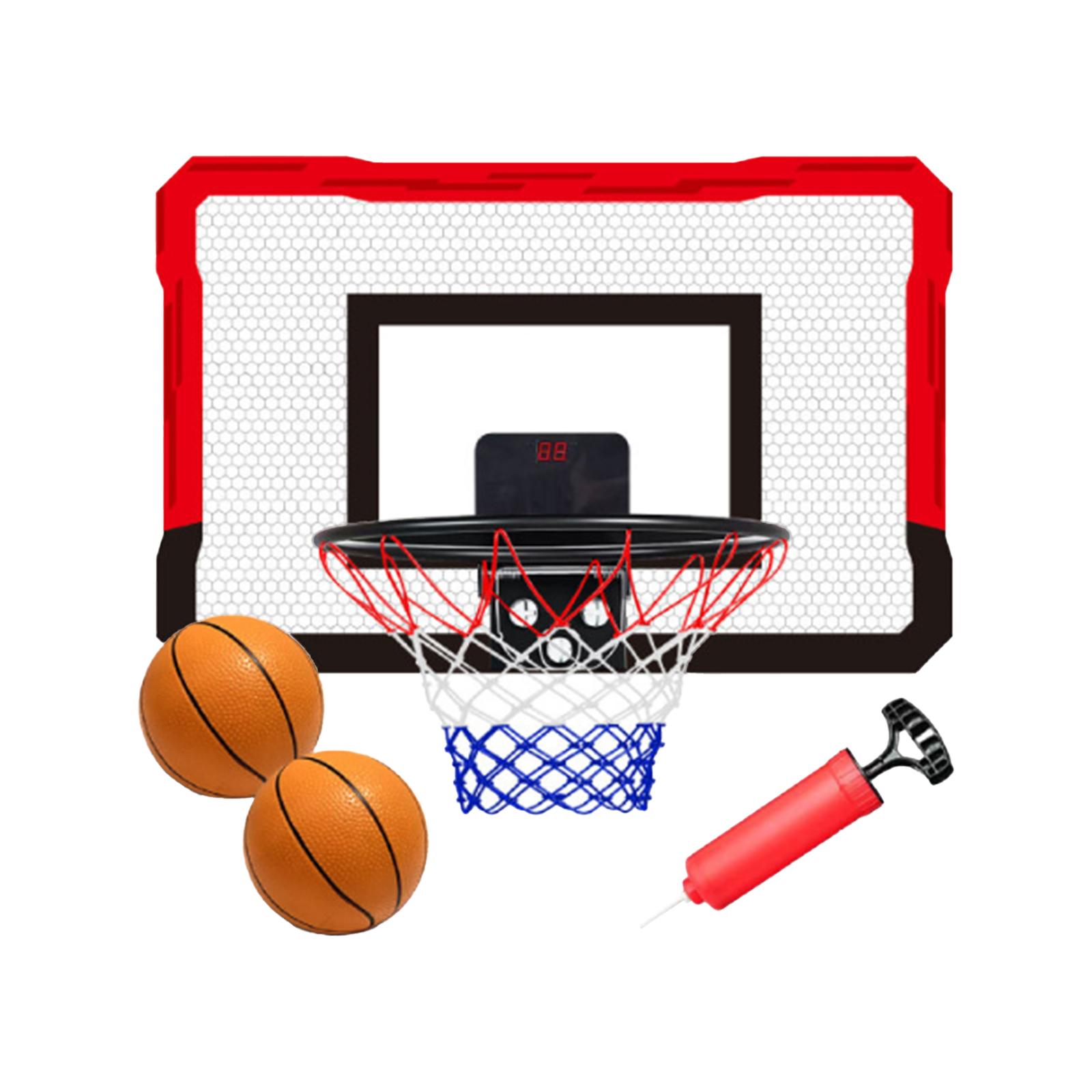 

Electronic Scoring Basketball Board Indoor External Box Scoring Metal Circle Foldable Dunks Target Sports Toy One Size