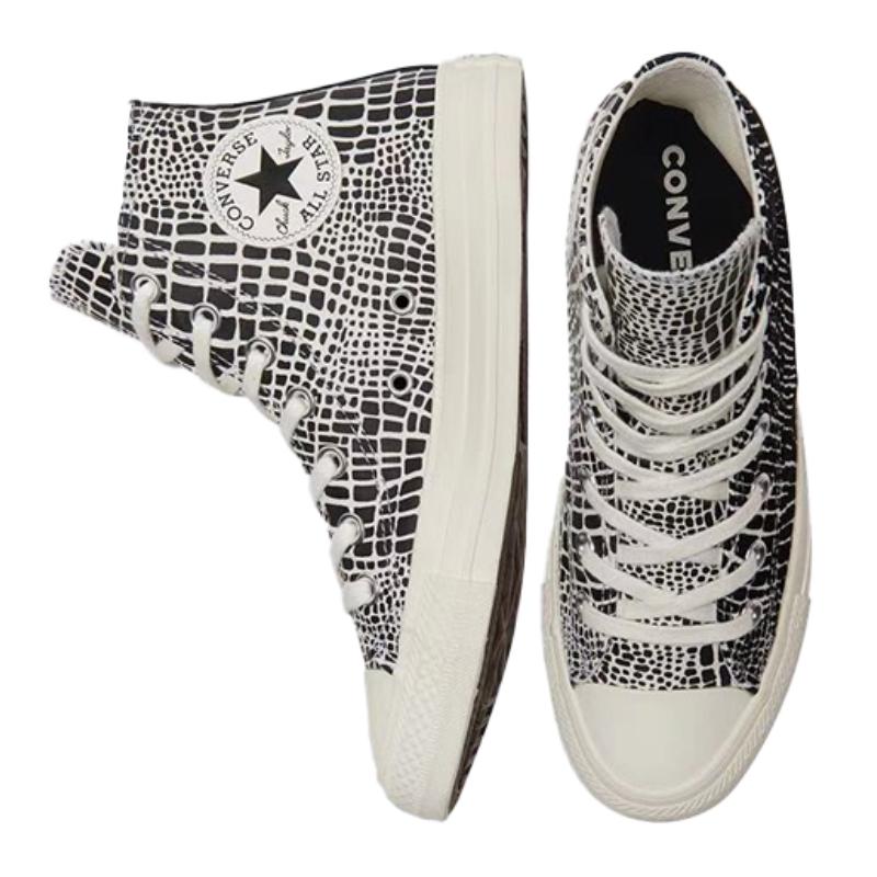 Converse Chuck Taylor All Star Comfortable and Lightweight Non-Slip High Top Espadrilles Women's Off-White Black
