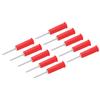 10pcs Banana Jack Wire Piercing Probe PVC Appearance 2mm 0.08in To 4mm 0.16in Conversion Insulation Pins for