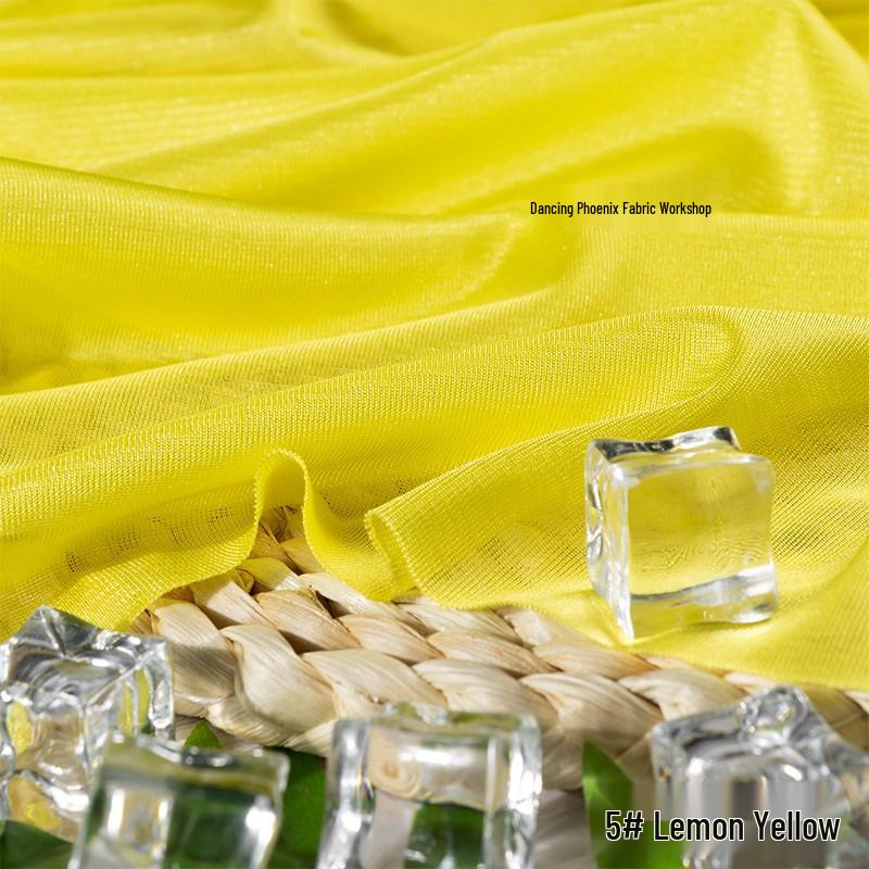 40D Warp-Knitted High-Elasticity Luster Chiffon Lining - Silky, Breathable Fabric for Dresses