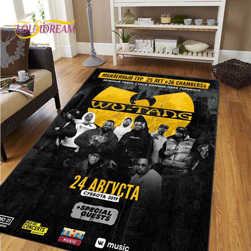 Music Star Rectangle Hip-Hop Carpet for Living Room Bedroom Rug Kitchen Kids Door Unslip Floor Mats Gift Photography Props Rug