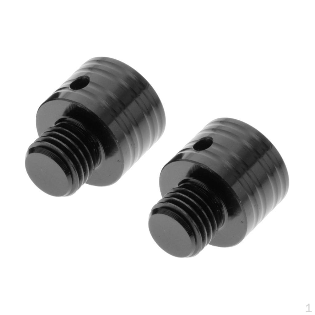 2 Piece Motorcycle Mirror Adapter for