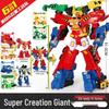 Kabo Car God: Rescue League Transformer Firefighting & Medical Robot Toy Set for Boys