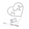 Heart Shaped LED Neon Sign Romantic Neon Light USB Battery Powered for Bedroom Wedding Proposal Party Decoration Pink