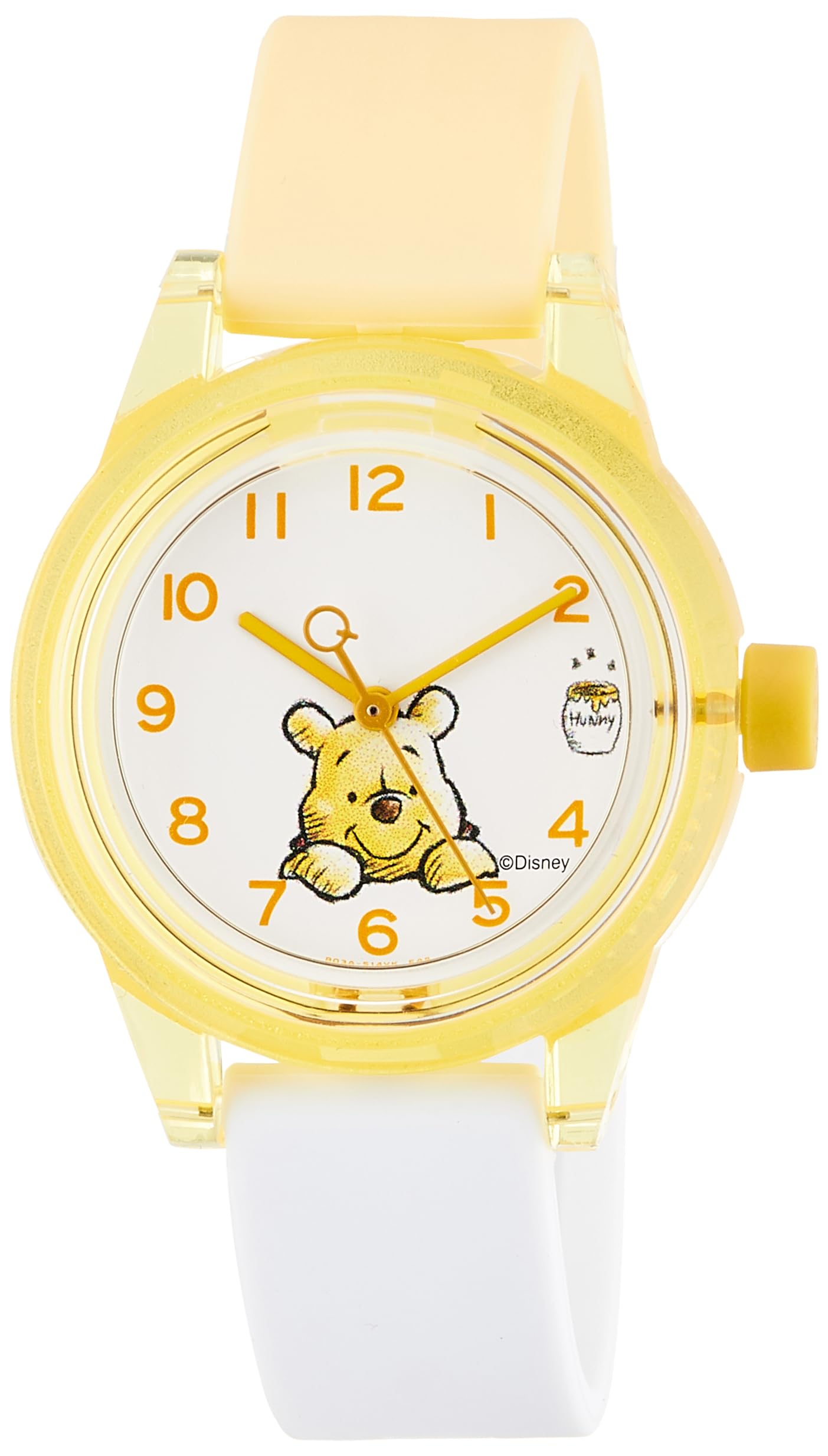 

Citizen Smile Solar Disney Collection Winnie the Pooh 10 ATM Water Urethane White Q&Q Watch, Solar, Analog, Resistance, Strap, R03A-514VK, Women s,