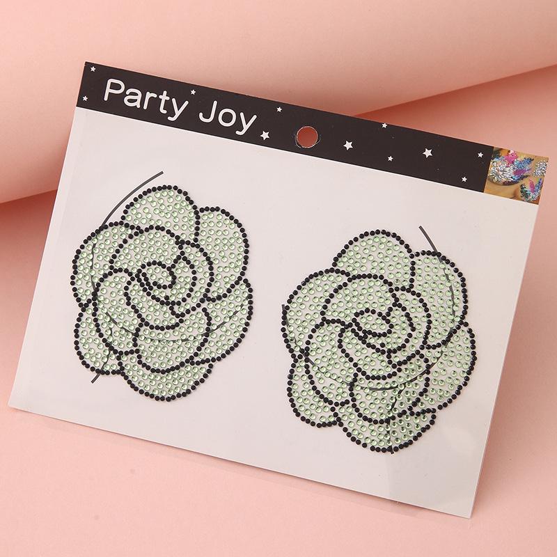 Grenzüberschreitende Karnevals-Gesichts- und Körper-Edelsteinaufkleber: Bindi-, Diamanten- und Edelsteindesigns für Performance-Make-up und Brustdekoration.