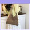 Bohemian Style Colorful Flower Pattern Woven Crossbody Bag With For Daily Use