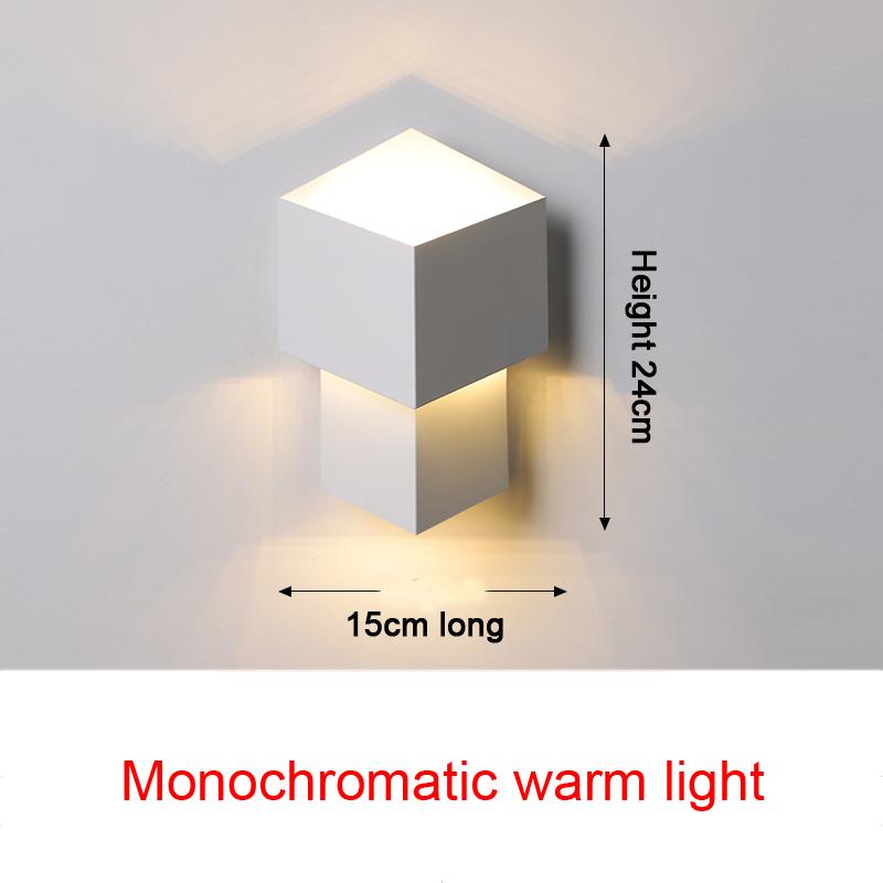 

Креативный светодиодный настенный светильник, простая современная лампа для спальни, прикроватная лампа для гостиной, простая современная лампа для столовой, настольная лампа для бара 8-16W