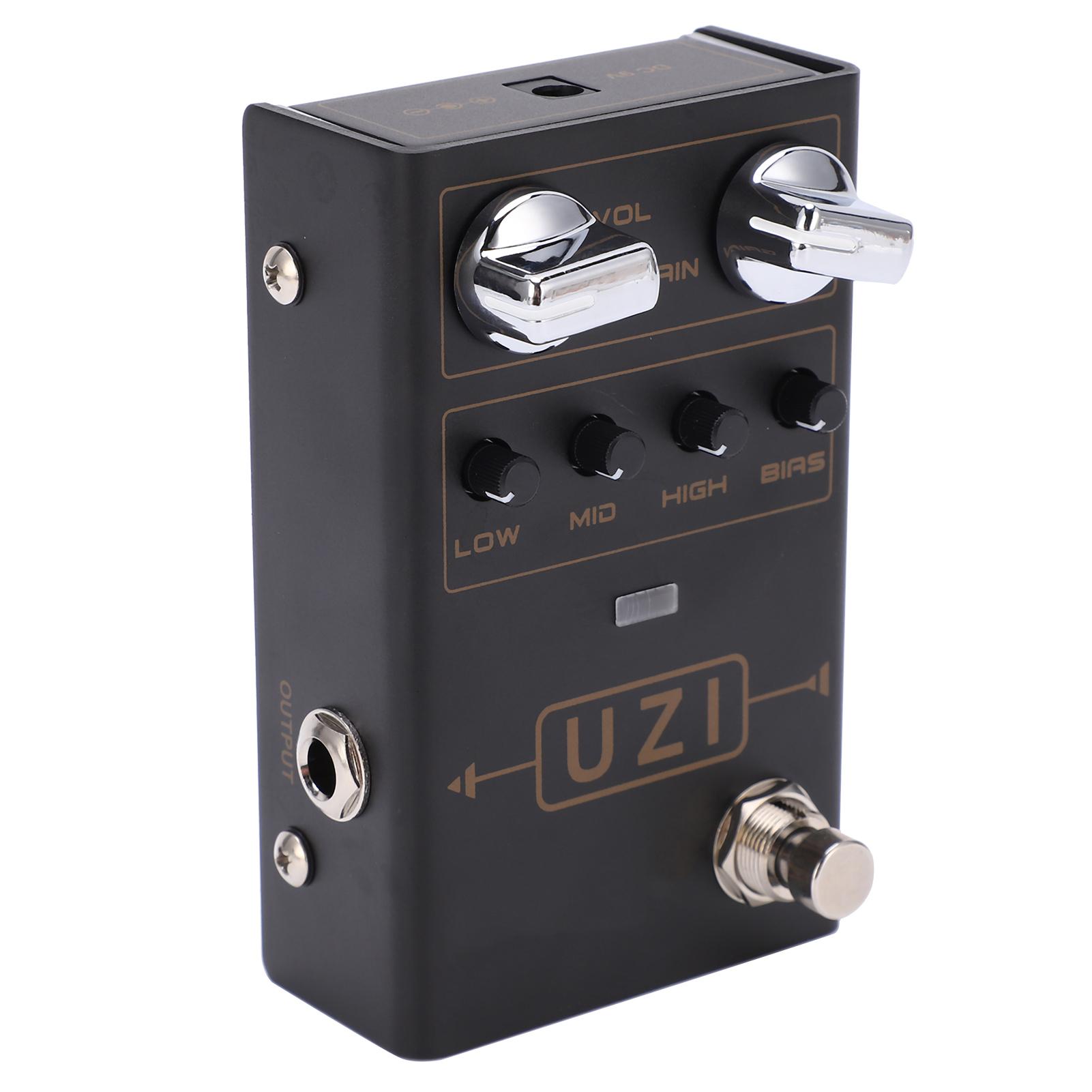 

Педаль Distortion Эффектор для электрогитары High Gain Регулировка тяжелой музыки с ручкой BIAS R‑03