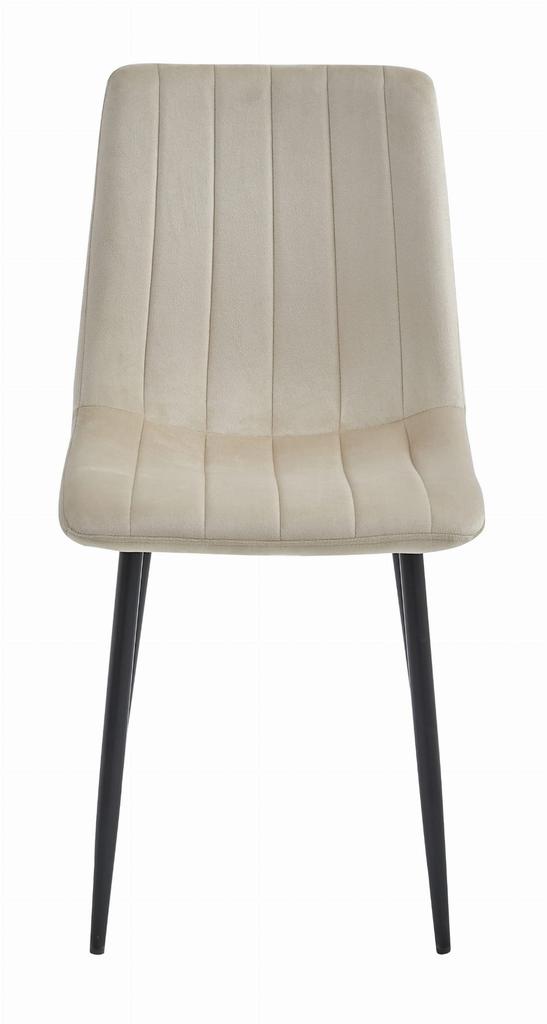 Lava Chair - Light Beige Velvet X 1
