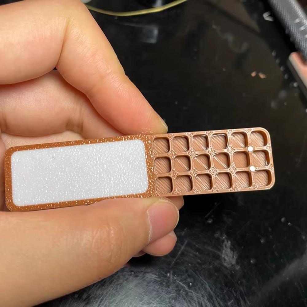 

Коробка для пигментов на 8/18 ячеек, мини-художественные принадлежности 2025, роспись ногтей 18 grids-brown