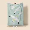 Nordic Ins Style Blanket Fashion Illustration Sofa Bed Cover Home Decoration Throw Blanket for Bedroom  New Design