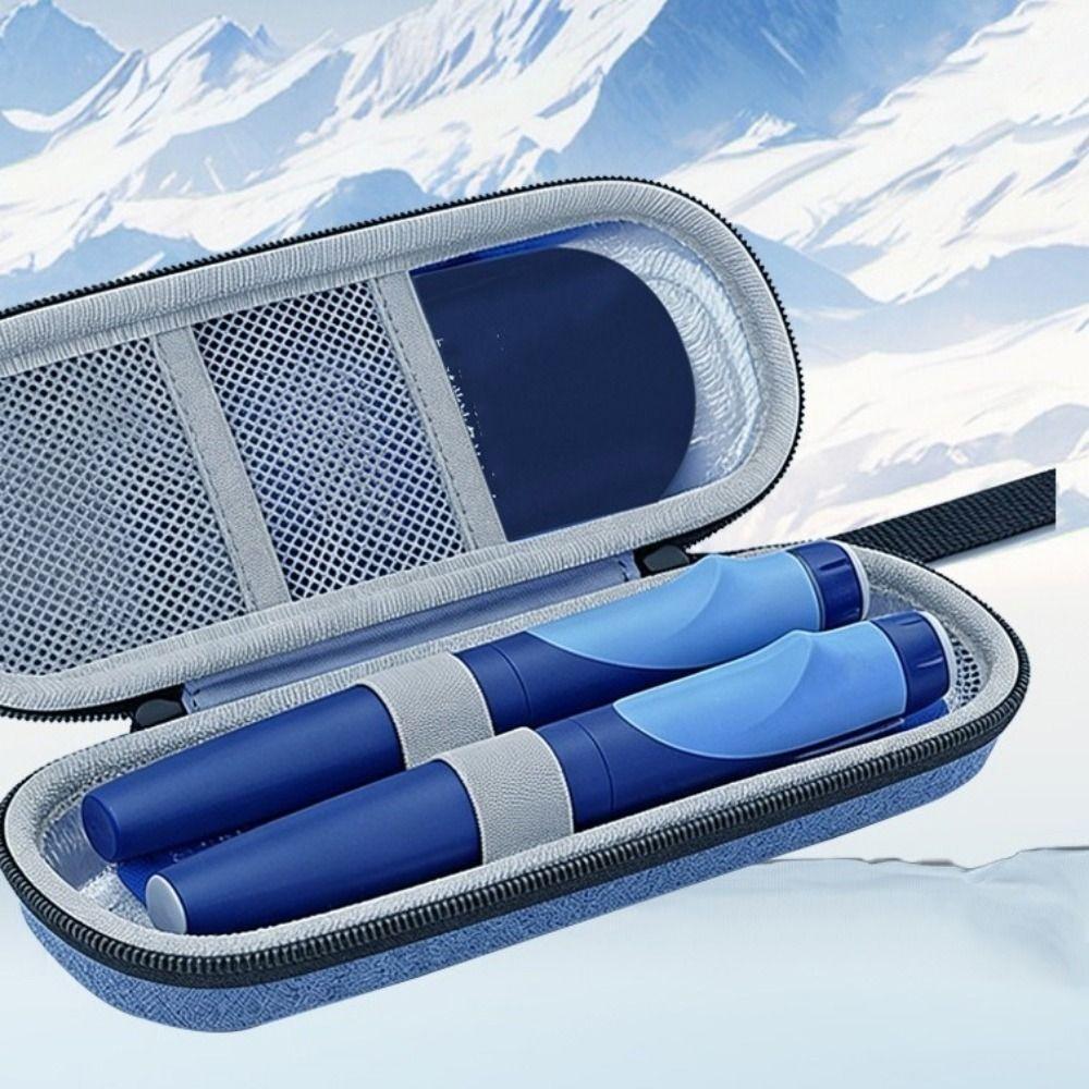 Oxford Cloth Insulin Cooling Bag Waterproof Insulin Vial Storage Case for Home