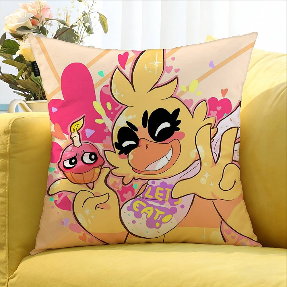 WFnafS World Various Sizes Square Pillow Case For Car Home Bedchamber Decor