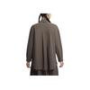 Nike Dri-Fit 24.7 Perfect Stretch Fashion Versatile Polo Long Sleeve Shirt Women Shirts Mineral-Grey Baroque-Brown HQ0237-004