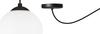CEILING HANGING LAMP SPIDER BALL BLACK LED 15cm