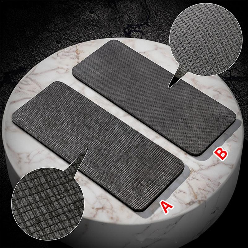 10 Pieces Sharpening Stone Pads 8.66X3.54 Inch Knife Sharpening Stand Sharpening Stone Holder Non-slip Sharpening Pads