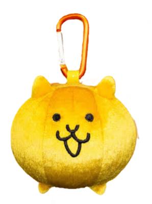 The Battle Cats Plush Pouch Approx. 10cm (Golden Cat)