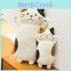 Threecolor Cat Stuffed Toy Plush Pillow For Kids Sleep Decor And Gift