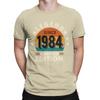 LEGEND 1984 VINTAGE Anniversary T-Shirts Men Fashion Cotton Tees O Neck Short Sleeve T Shirts Tops