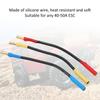 3 Stück 4mm Bananenstecker Verlängerungskabel 13cm Länge Hitzebeständige Bananenstecker Verbinder Verlängerungskabel Draht für Boote