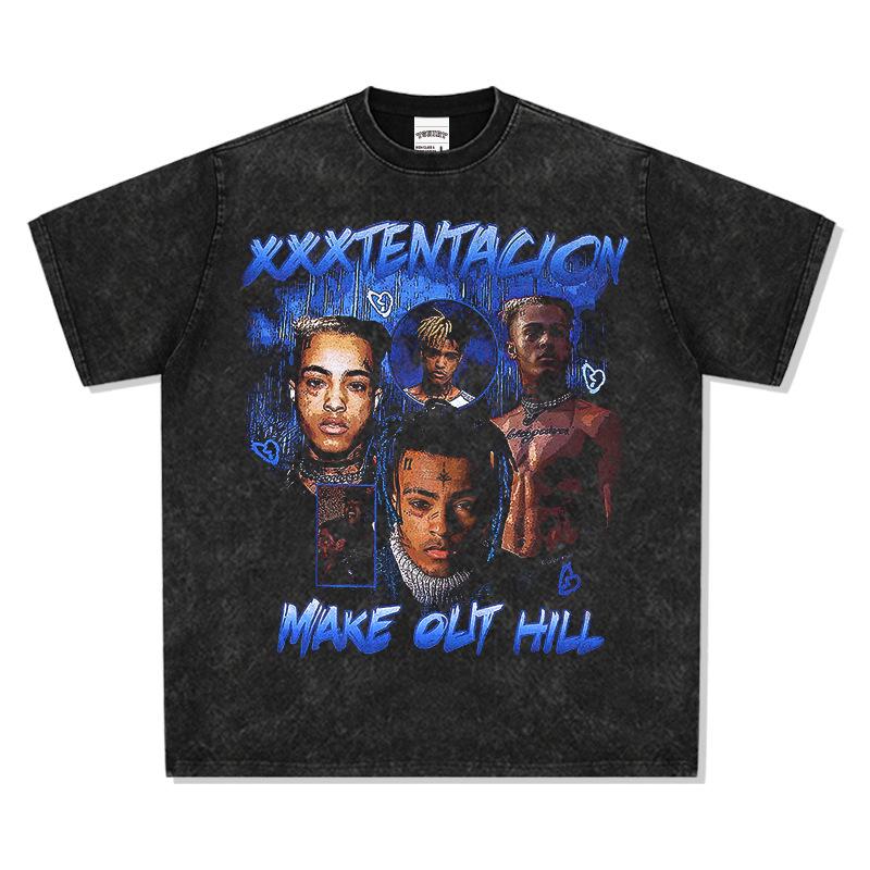 XXXTentacion Vintage Heavyweight Hip Hop T-Shirt – European & American Streetwear