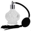 Flacon de parfum en cristal transparent 80 ml avec pompe élégante en verre recharge style vintage