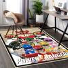 1pc Power Rangers Office Chair Mat - Anime Cartoon Design, Non-Slip Carpet for Home Decor, Suitable for All Seasons, Ideal Gift for Fans.T083