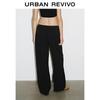 UR 2025 Women's Elastic Waist Drawstring Curved Pants