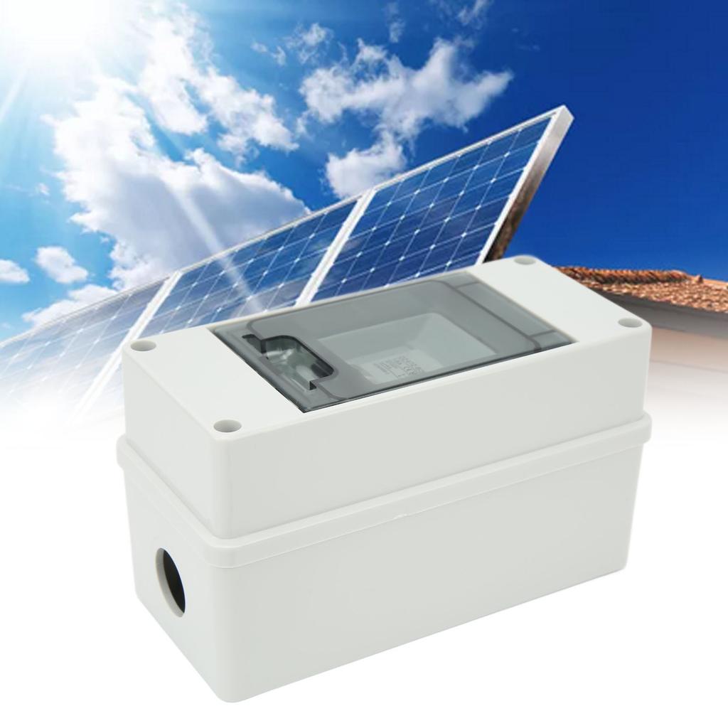 2P Miniature Circuit Breaker 16A IP65 Waterproof DC Disconnect Switch for Solar Photovoltaic System