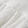 Broadcast Elegant White Tiered Midi Skirt
