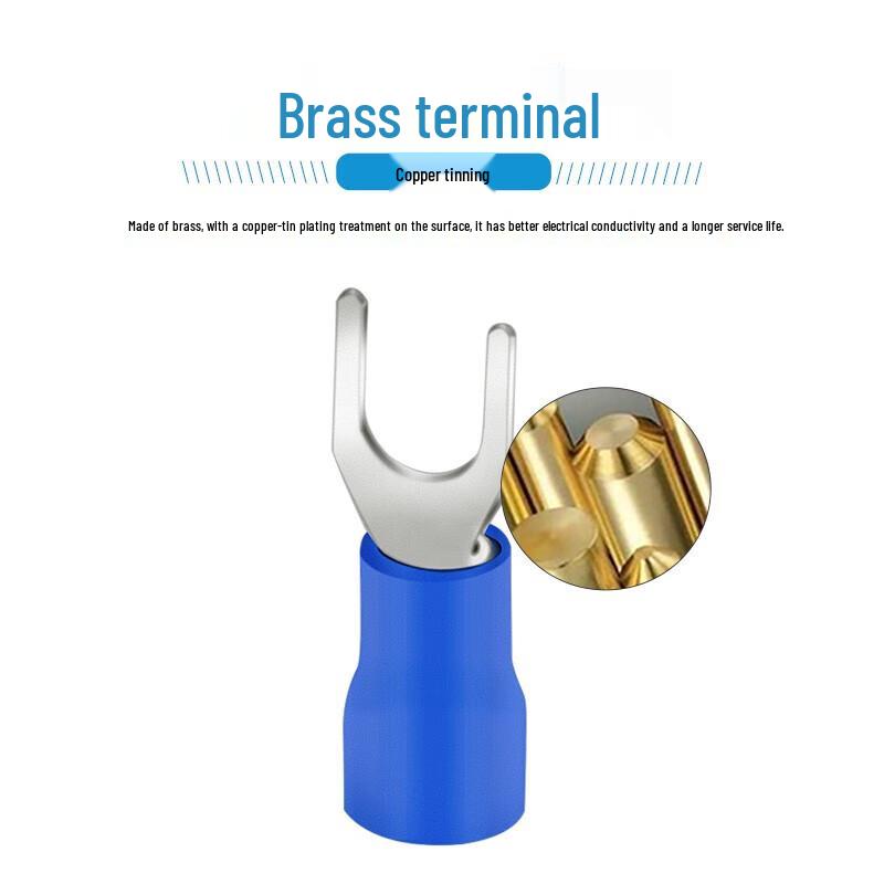 Pre-Insulated SV Spade/Fork Crimp Terminals