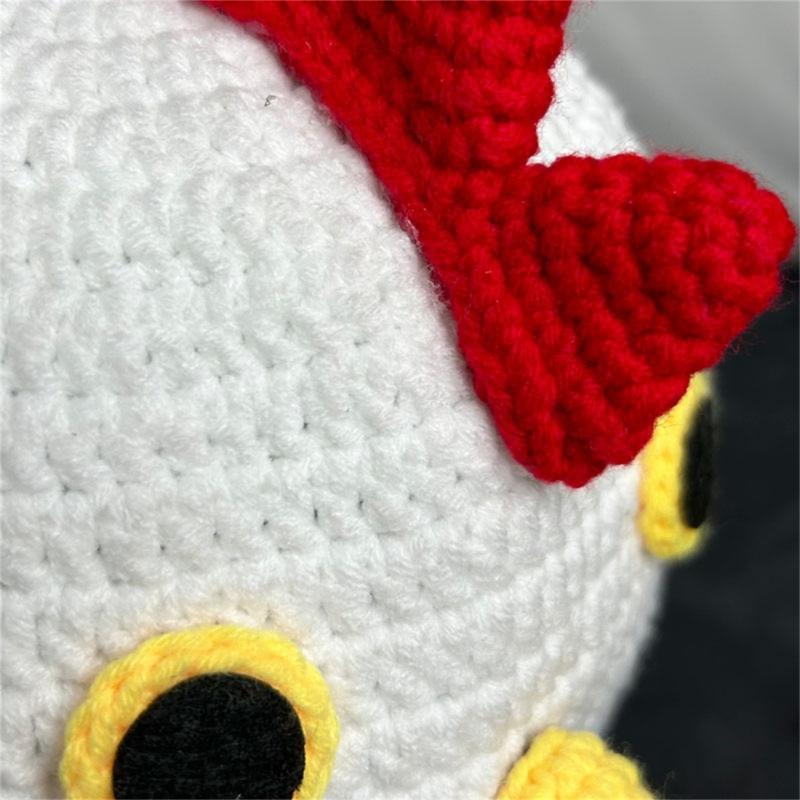 Festival Turkey Hat Knitted Beanies with 3D Chick Warm Cotton Hat Cartoon Headwear for Parents Kids Thanksgiving Hat