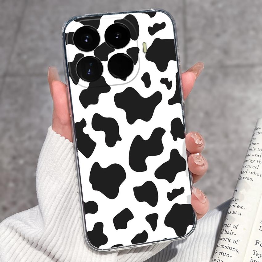 Cases For Redmi 17 17C / Xiaomi 17T Pro / 17 Pro Max 17 Ultra 17 Max Cute Girl Label Pattern Phone Covers Transparent TPU Ultrathin Lightweight Bumper