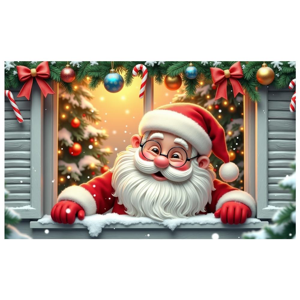 Xmas Backdrop Gold Ornament Holiday Background Festive Banner Red Bow Noel Backdrop For New Year Eve Home Indoor Christmas Photo