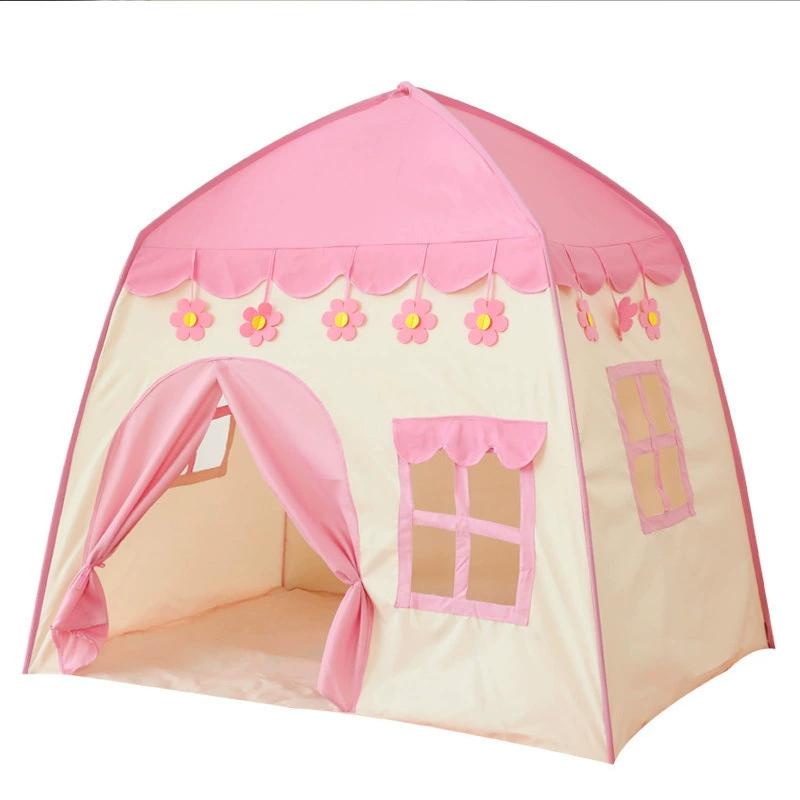 

Tienda de campaña infantil castillo para niños casa de juegos interior portátil juguete plegable