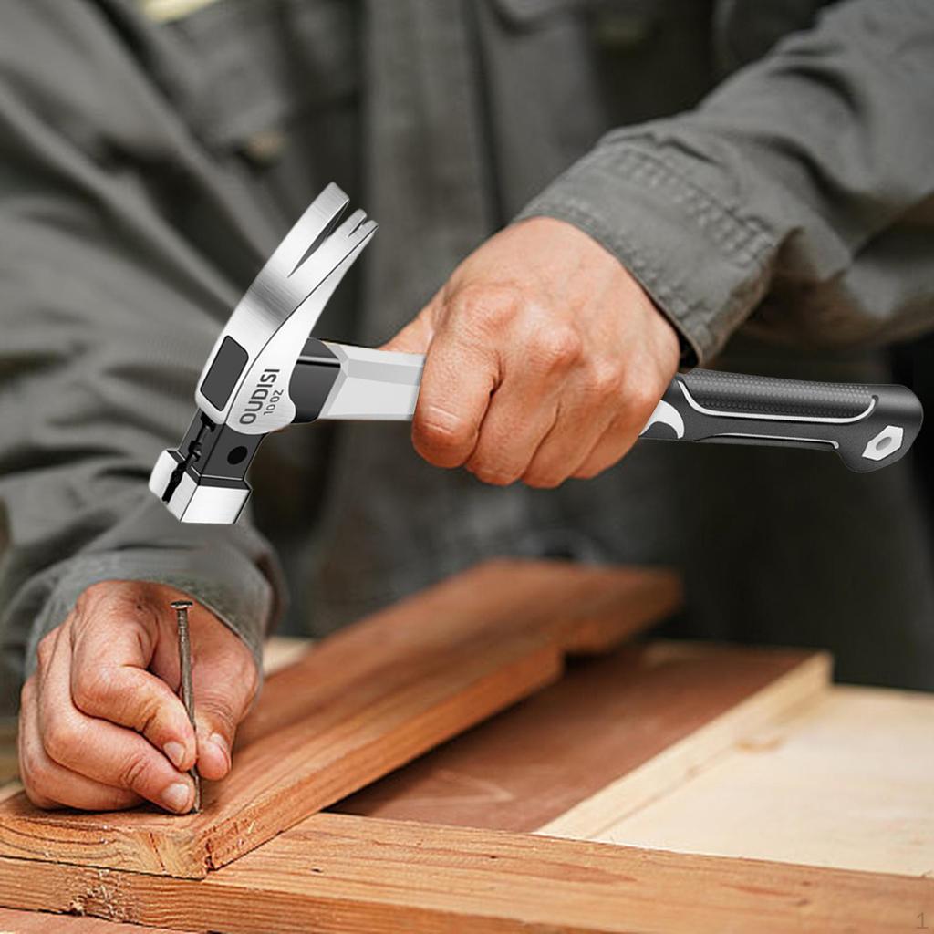 Claw Hammer Camping ,Lightweight, Nonsilp Small Stainless Steel for Indoor Outdoor