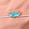 New Whale Shark Enamel Brooches Cute Marine Animal Collar Pins With Free Shipping