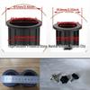 Sun Umbrella Base Hole Ring & Plum Blossom Screw Tube Sleeve - Replacement Parts & Plastic Accessories