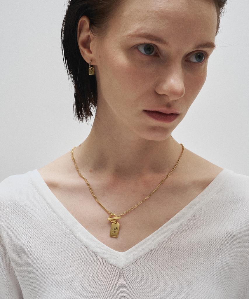 Gaman Gold Toggle Bar Necklace