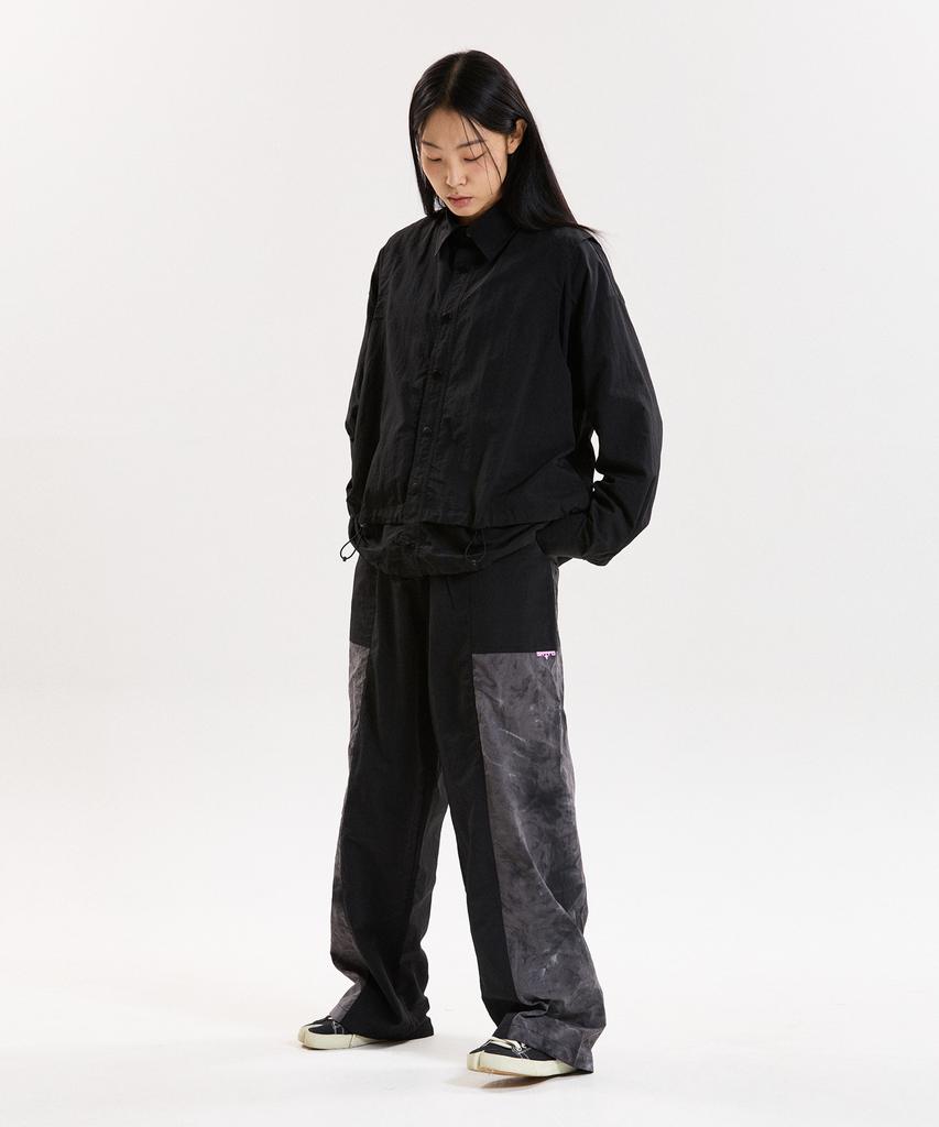 SHVTO Tie Dye Gray Baggy Pants