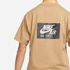 Nike Pattern Print Crew Neck Pullover Short Sleeve T-Shirt Men Tops Khaki DR5758-258
