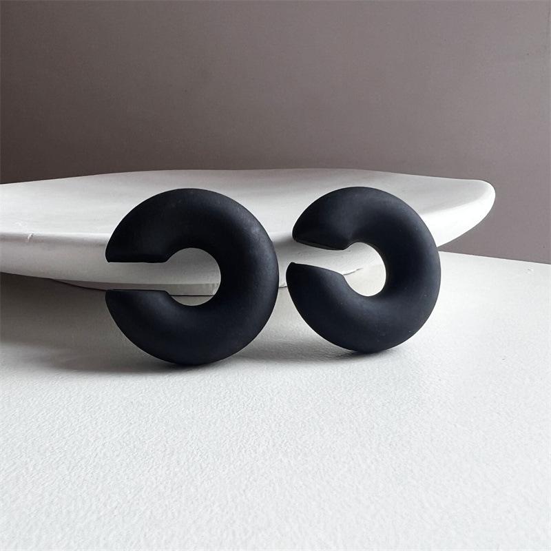 1Pair Sweet Cool Candy Ear Clip For Women Texture Colorful No Pierced Ear Cuff Female Party Daily Jewelry