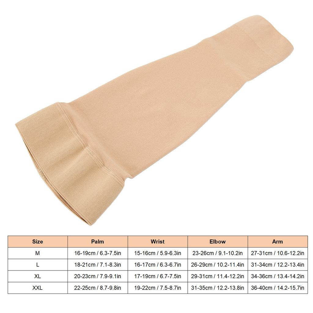 Arm Compression Sleeve High Elasticity Lightweight Breathable Upper Limb Arm Sleeve for Sports High Elasticity Arm Sleeve