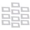 10 Sets Snap On Mount Fit for Leviton 80301 SW Decora Plus 1 Gang Wallplate Mounting Bracket Kit