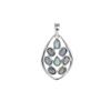 Natural Red Garnet 925 Sterling Silver Pendant