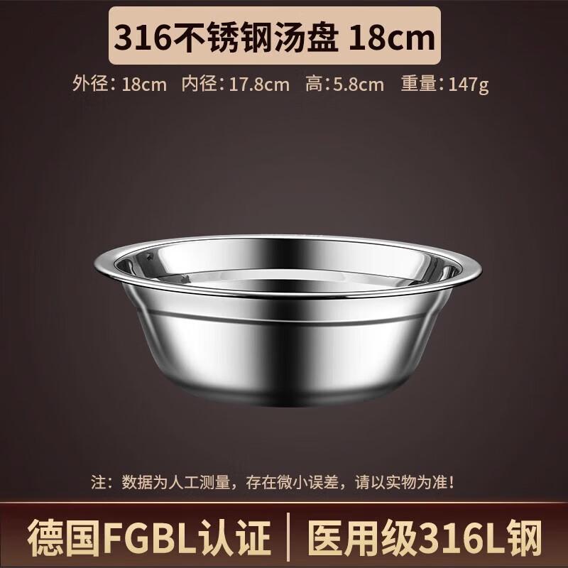 Food Grade 316 Stainless Steel Bowl