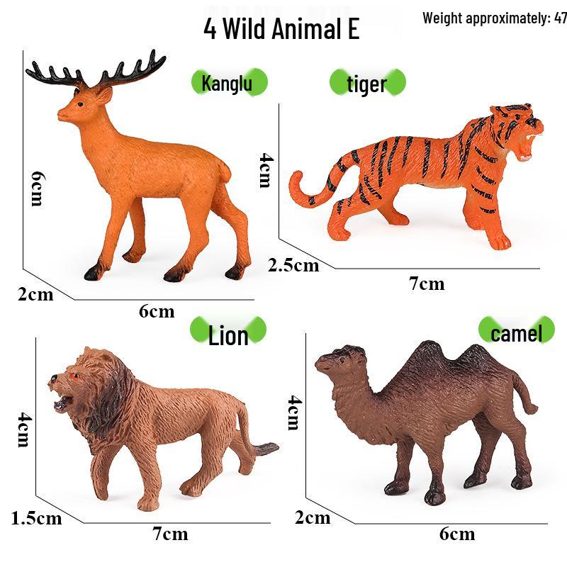 Polartier Tier Modell Spielzeug Set: Eisbär & Pinguin