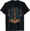 Thor Hammer Huginn and Muninn Odin Raven Mjolnir T-Shirt