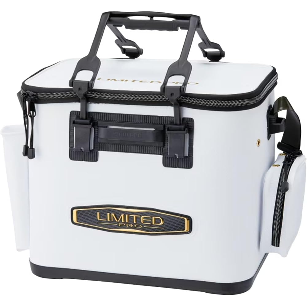 Shimano Limited Pro Fish Bag BK-121X 45cm Black and White Fishing Gear